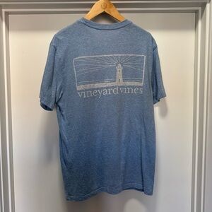 Vineyard Vines Heather Blue Graphic Tee